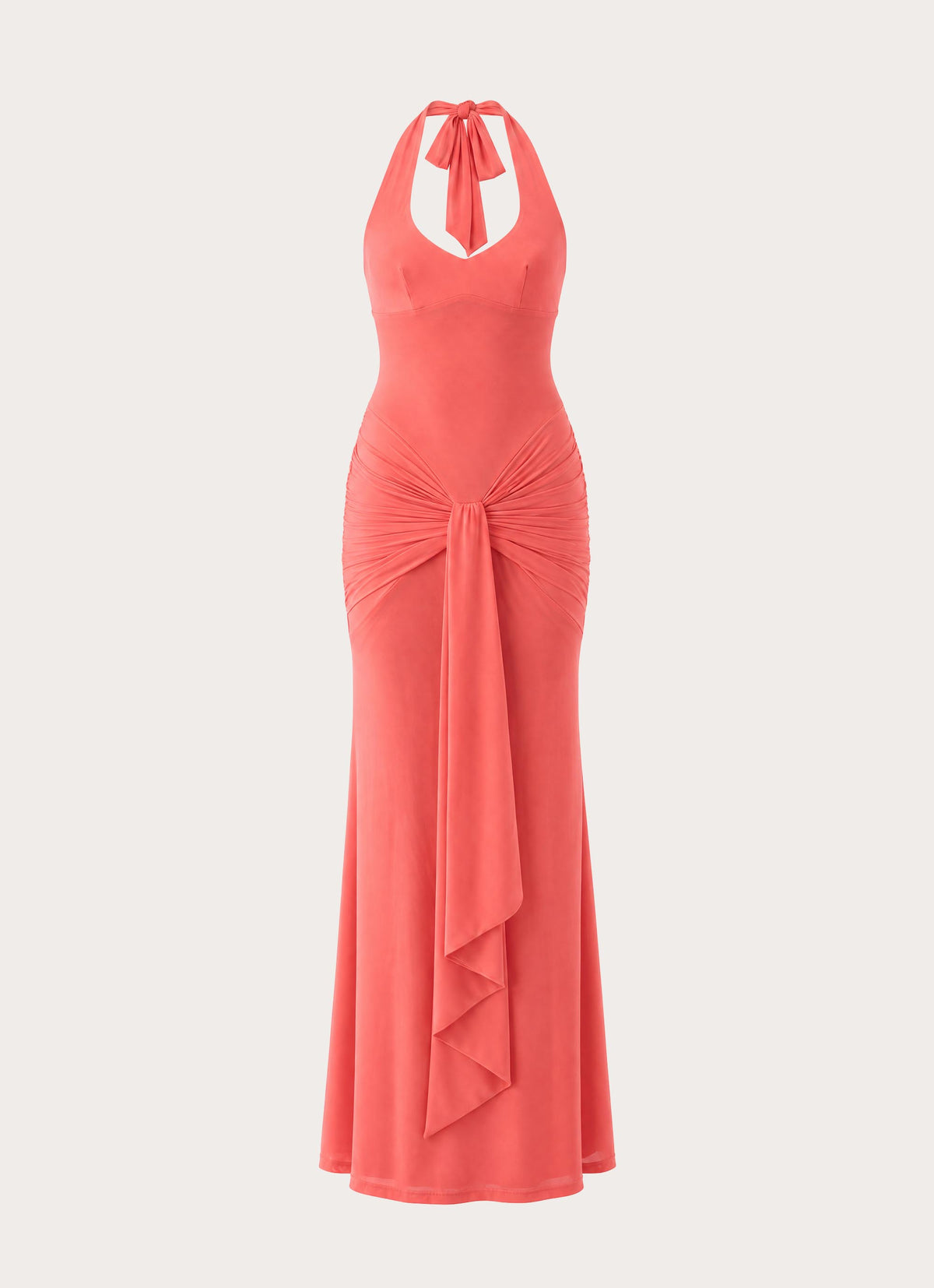Myrhee Maxi Dress - Coral