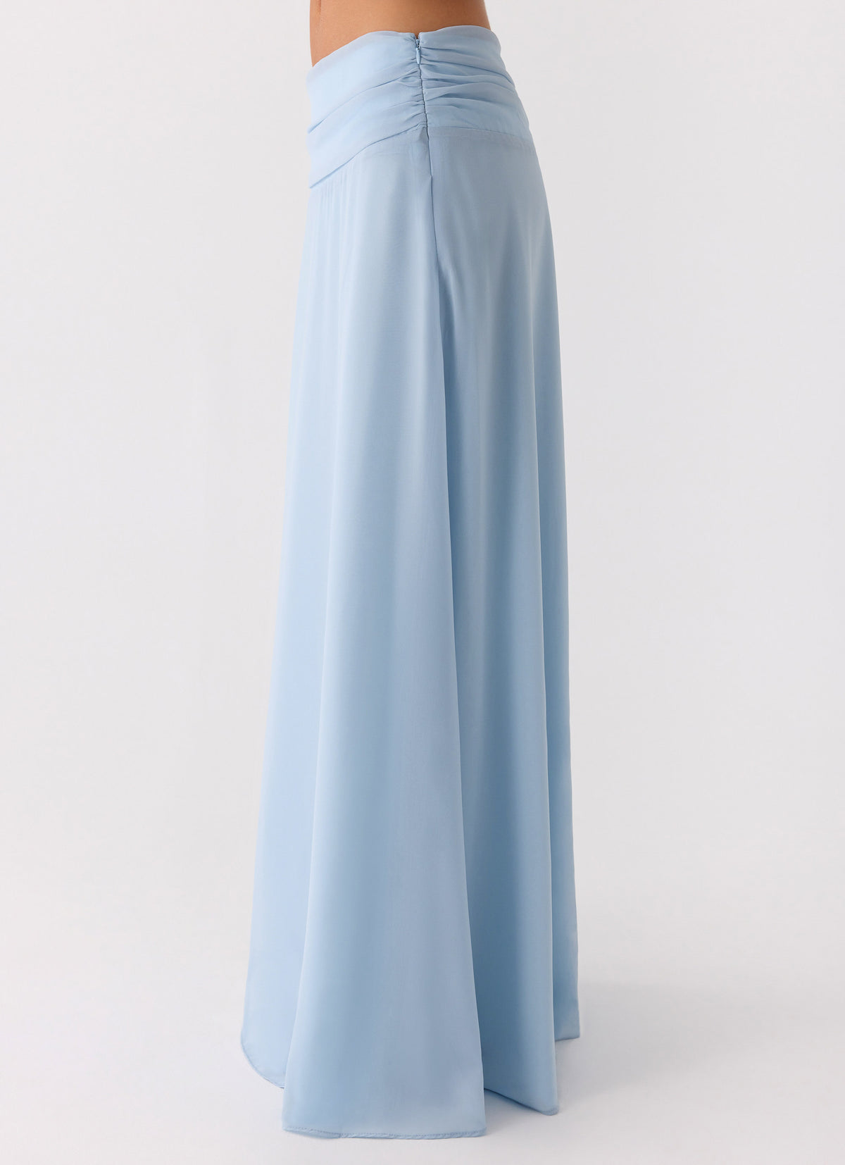 Natalya Maxi Skirt - Pale Blue