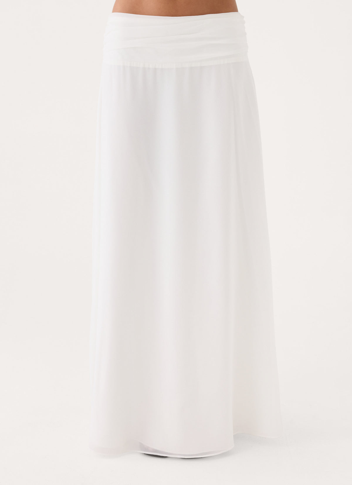 Natalya Maxi Skirt - White