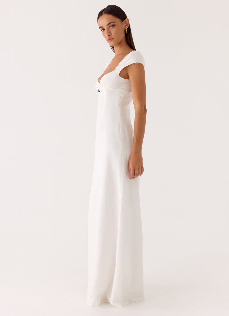 Never Really Over Maxi Dress - White