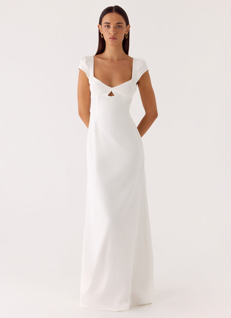 Never Really Over Maxi Dress - White