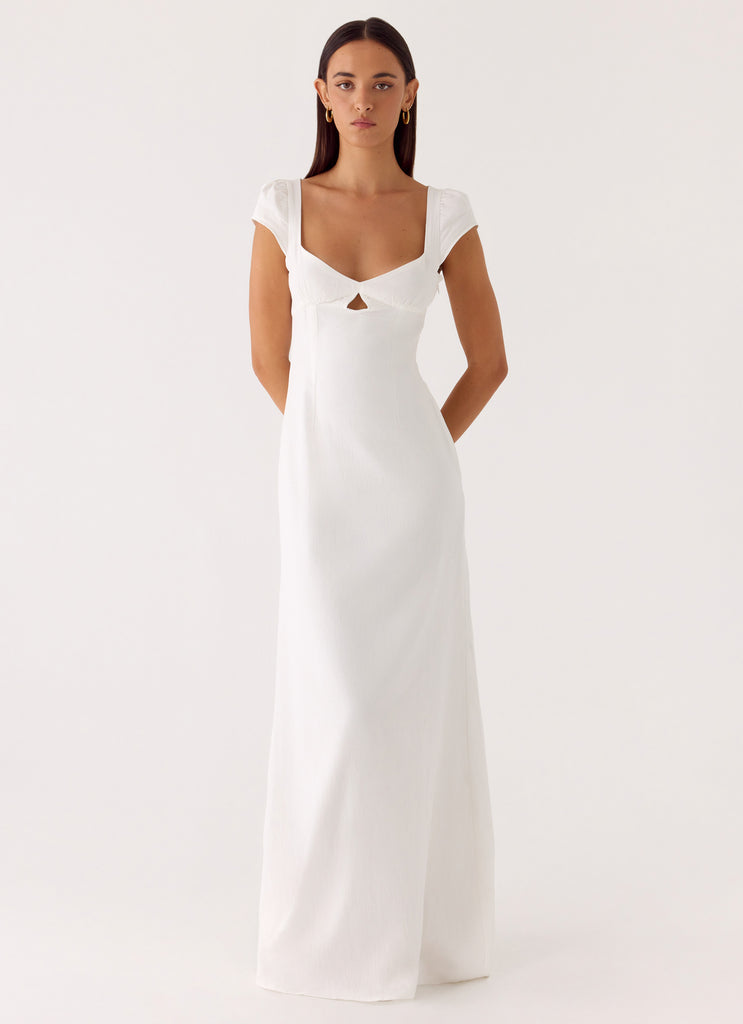 Never Really Over Maxi Dress - White