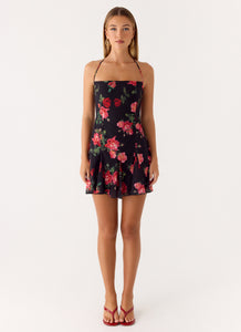 Nikyta Micro Mini Dress - Midnight Bloom
