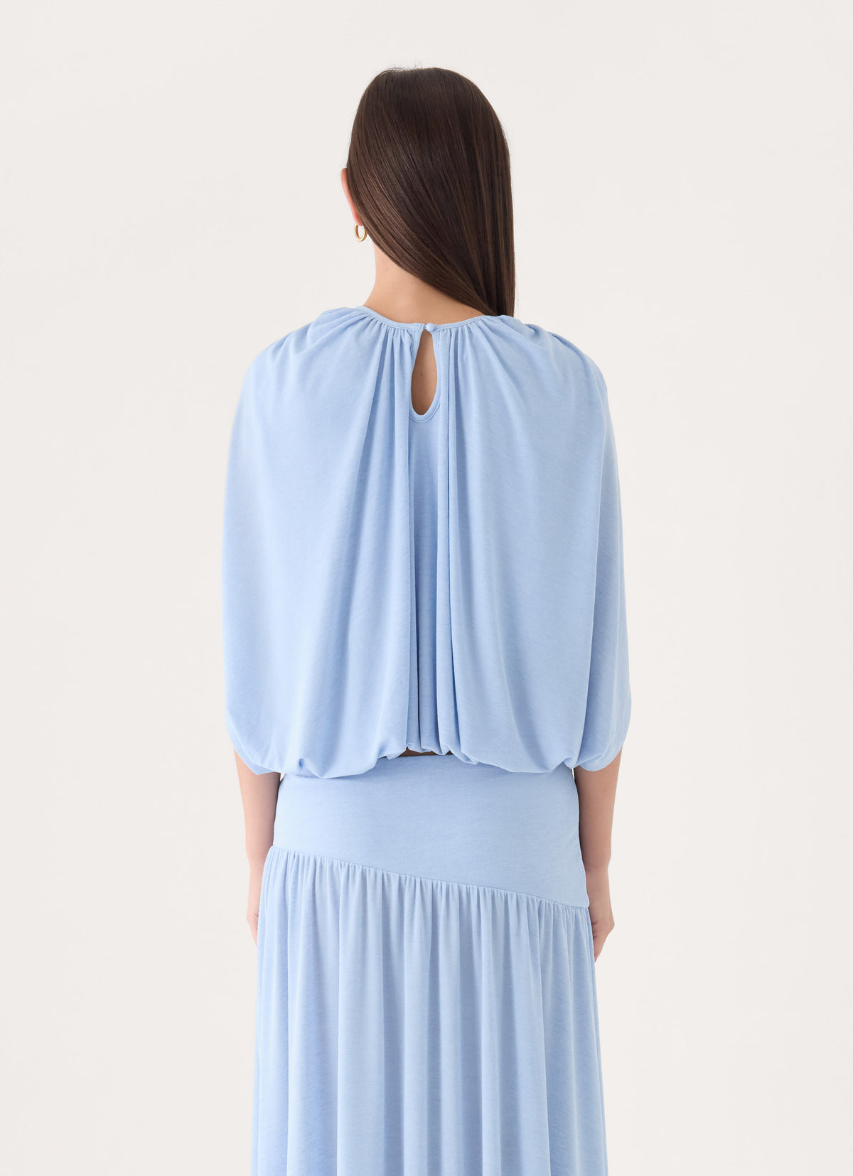 Nilima Draped Top - Blue