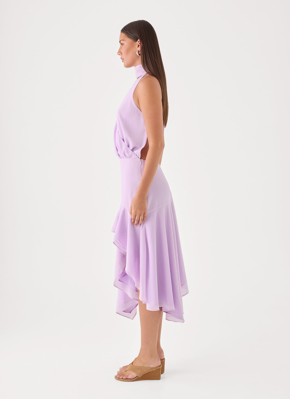 Nina Midi Dress - Lilac