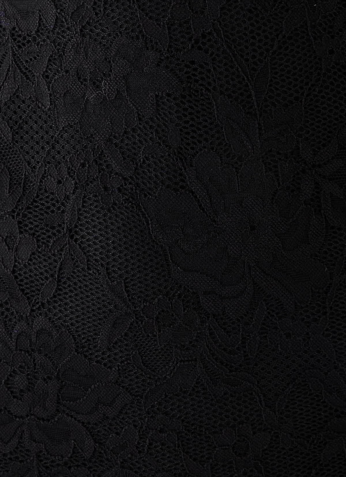 Norelle Lace Mini Dress - Black