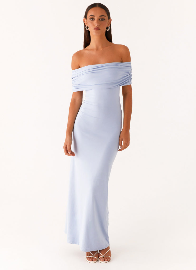 Normani Maxi Dress - Pale Blue – Peppermayo