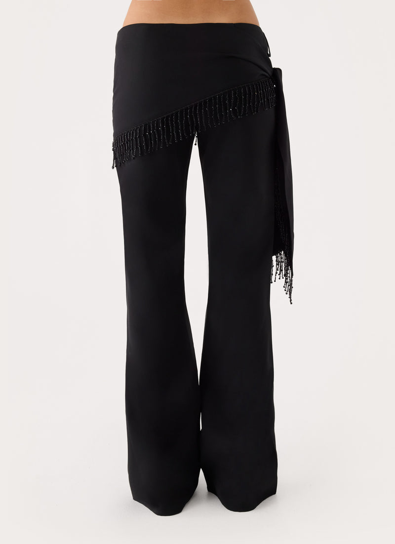 Nymeria Sash Pant - Black