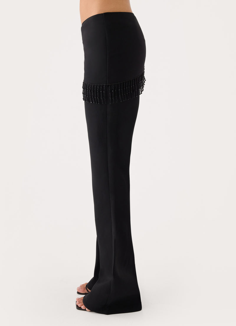 Nymeria Sash Pant - Black