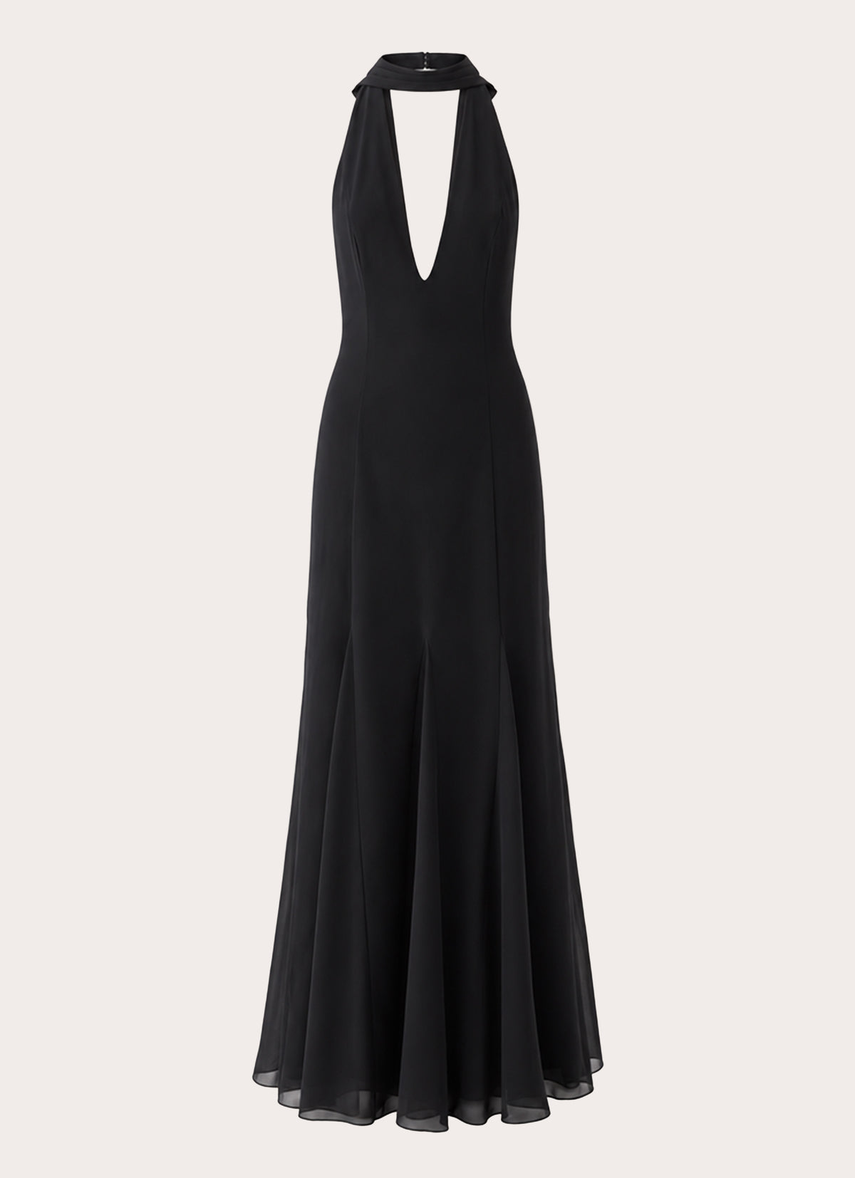 Off Script Scarf Maxi Dress - Black