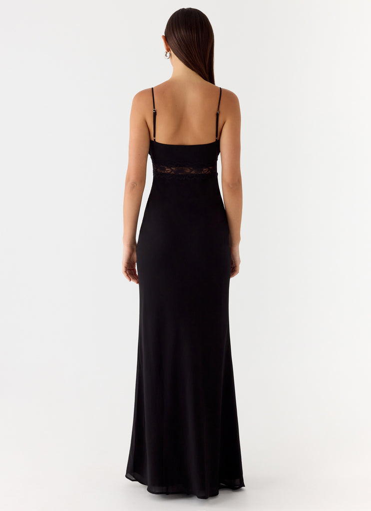 Opulent Maxi Dress - Black