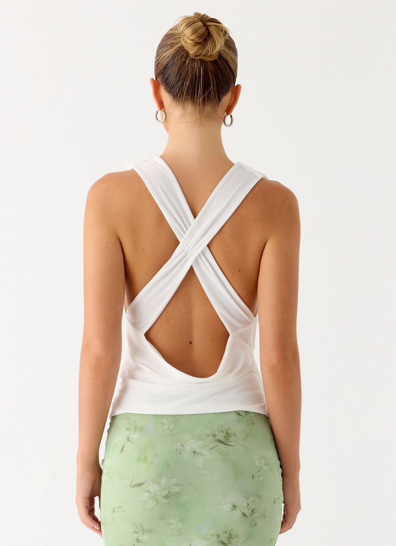 Oracle Top - White