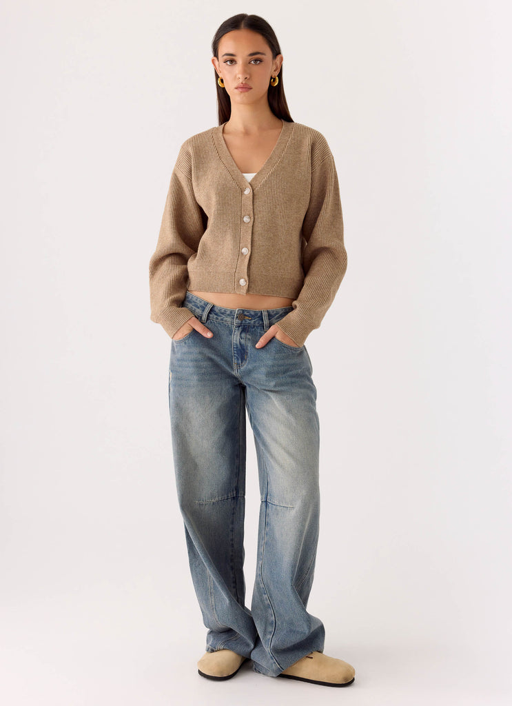 Orla Knit Sweater - Taupe
