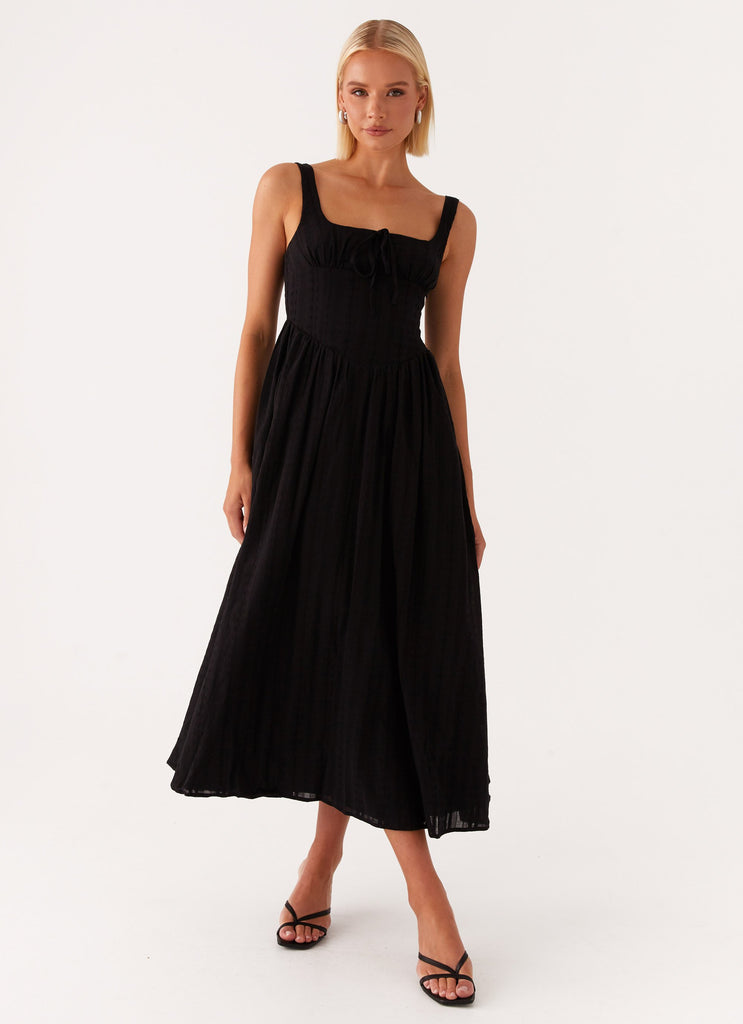 Pascuelle Midi Dress - Black