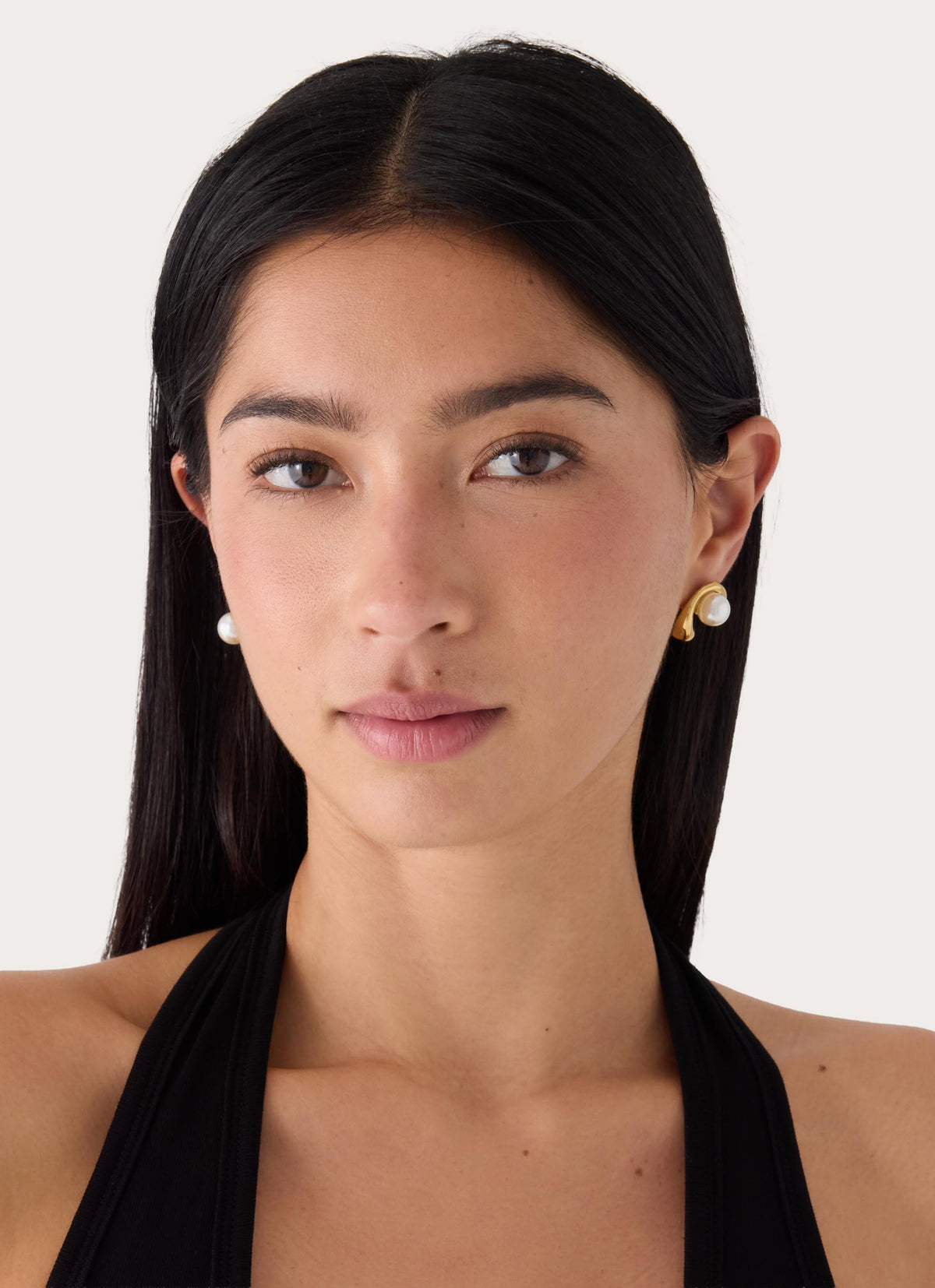 Pearl Promise Earrings - Gold Pearl