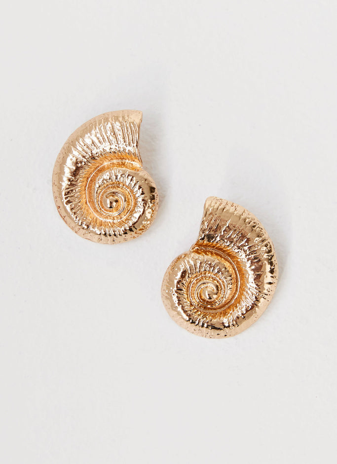 Beachcomber Earrings - Gold