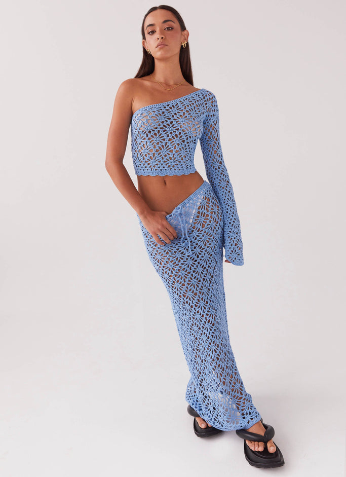 Merliah Crochet Top - Blue
