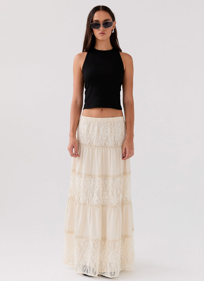 Loretta Maxi Skirt - Ivory