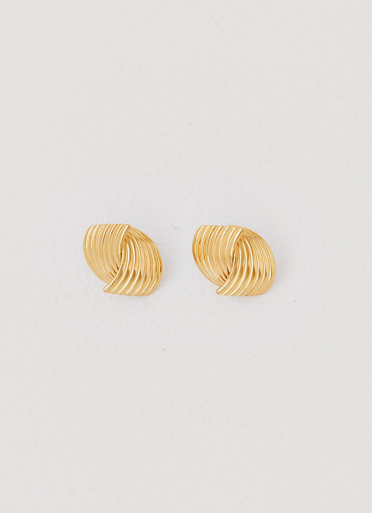 Me And You Earrings - Gold