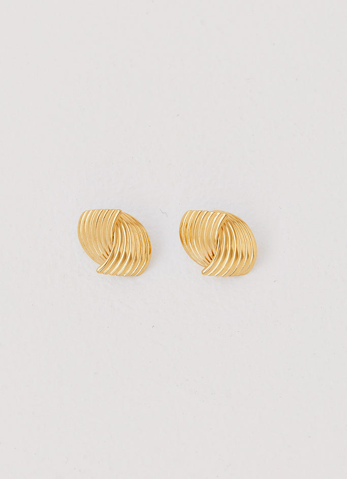 Me and You Earrings - Gold