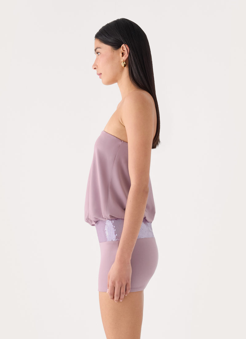 Pilbrow Mini Dress - Dusty Mauve