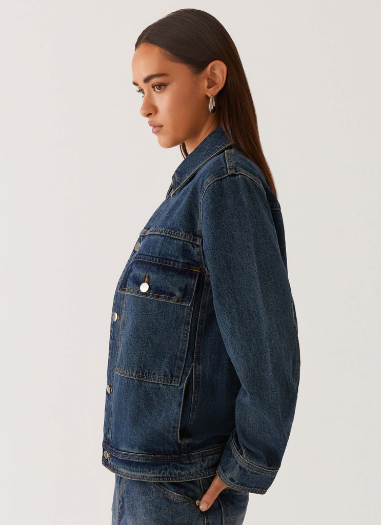 Raelynn Denim Jacket - Indigo