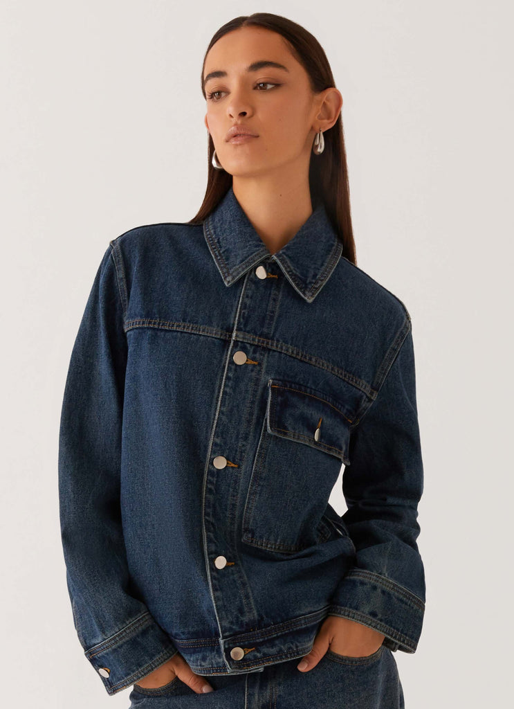 Raelynn Denim Jacket - Indigo