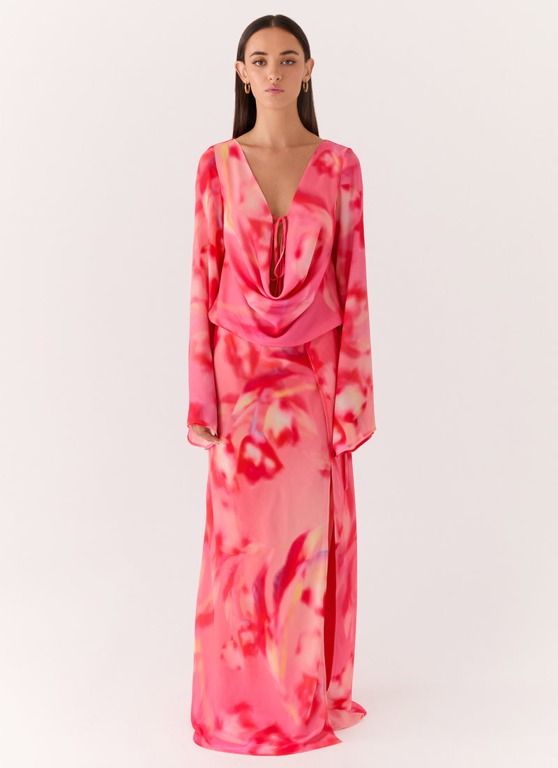 Rafaella Maxi Dress - Sun Blushed Bloom