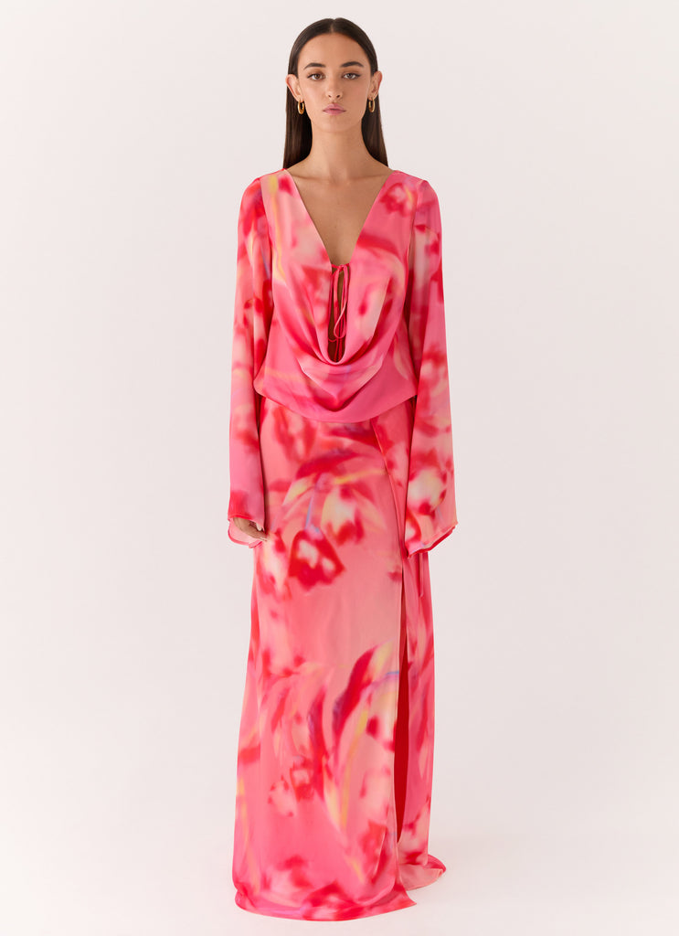 Rafaella Maxi Dress - Sun Blushed Bloom