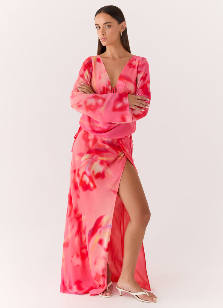 Rafaella Maxi Dress - Sun Blushed Bloom