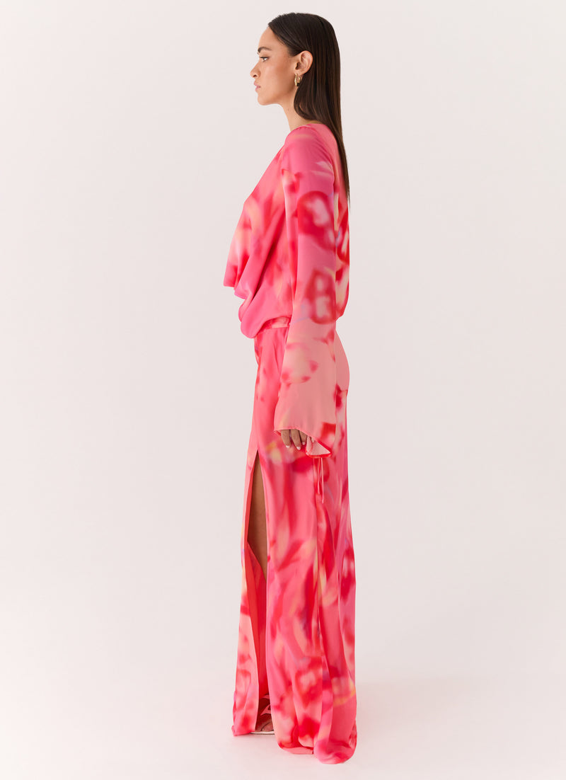 Rafaella Maxi Dress - Sun Blushed Bloom