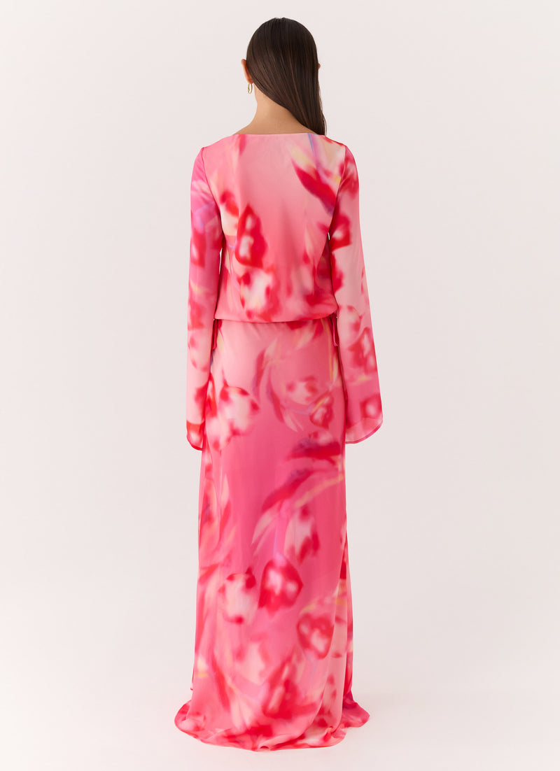Rafaella Maxi Dress - Sun Blushed Bloom