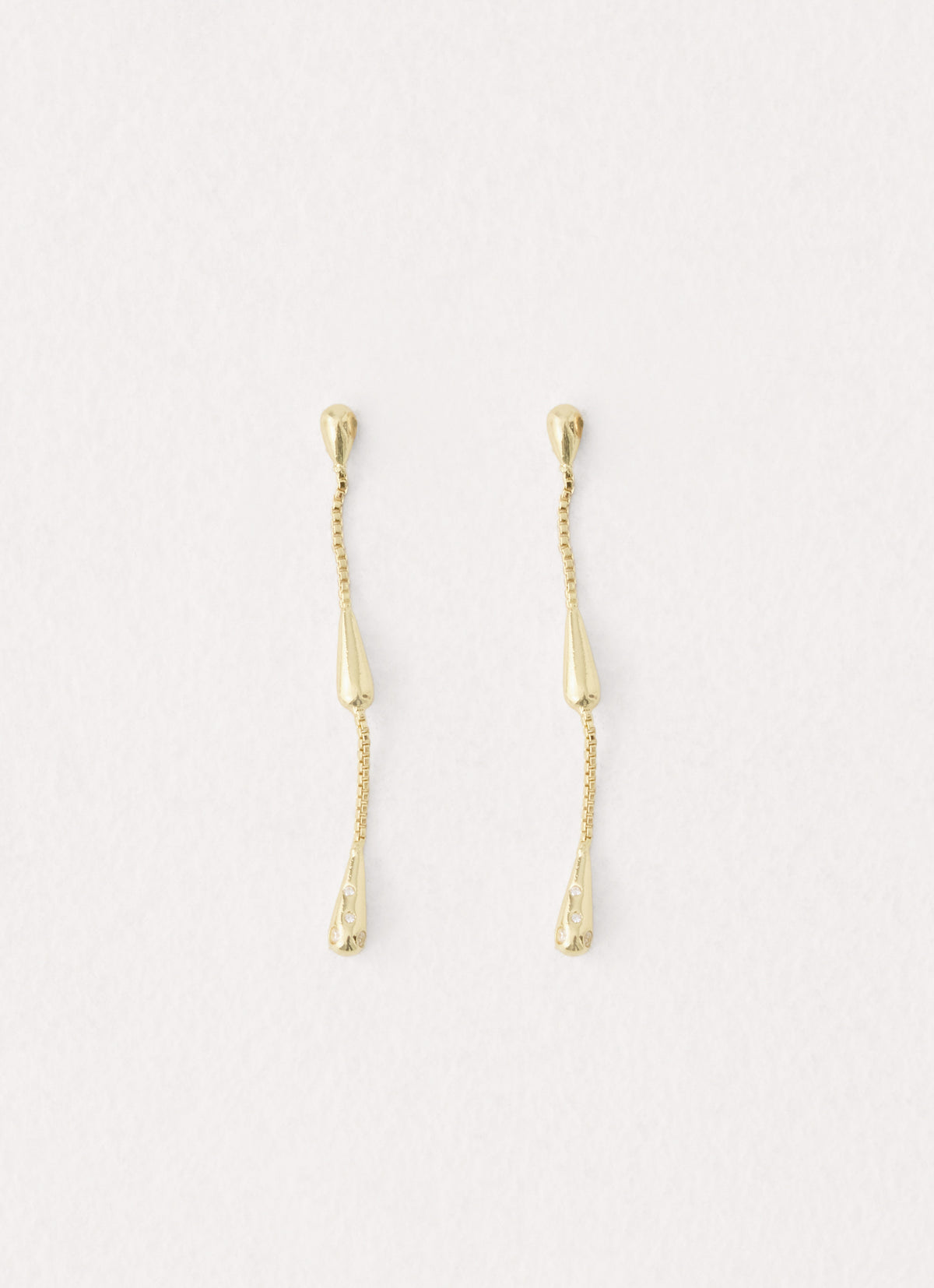 Raindrops Earrings - Gold
