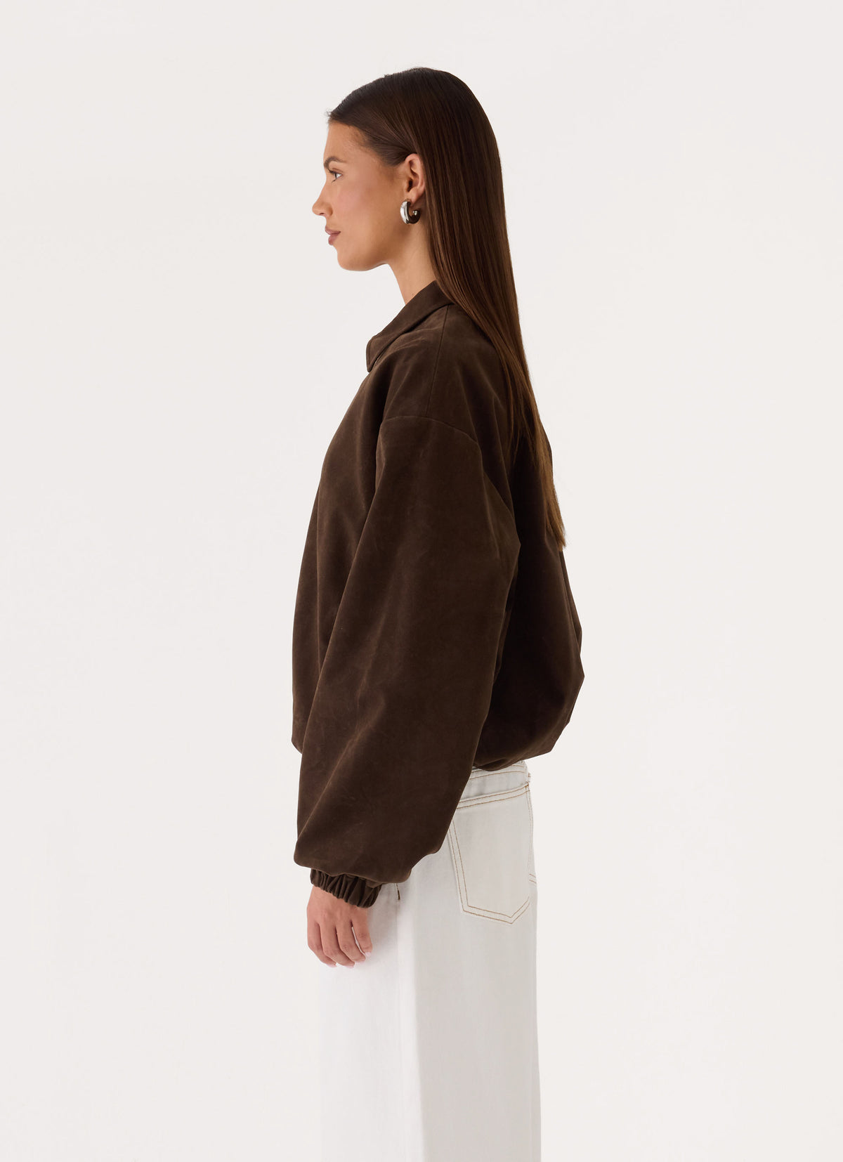 Ranya Bomber Jacket - Brown