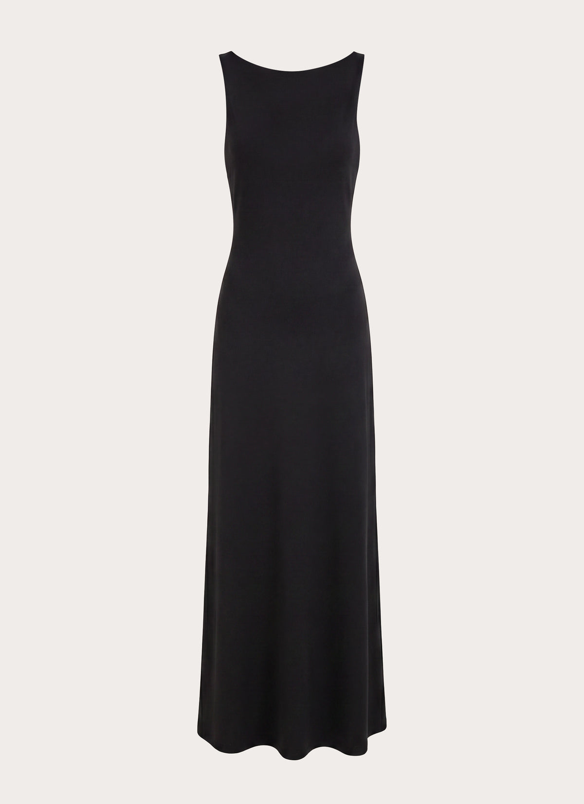 Ravelle Mesh Back Maxi Dress - Black