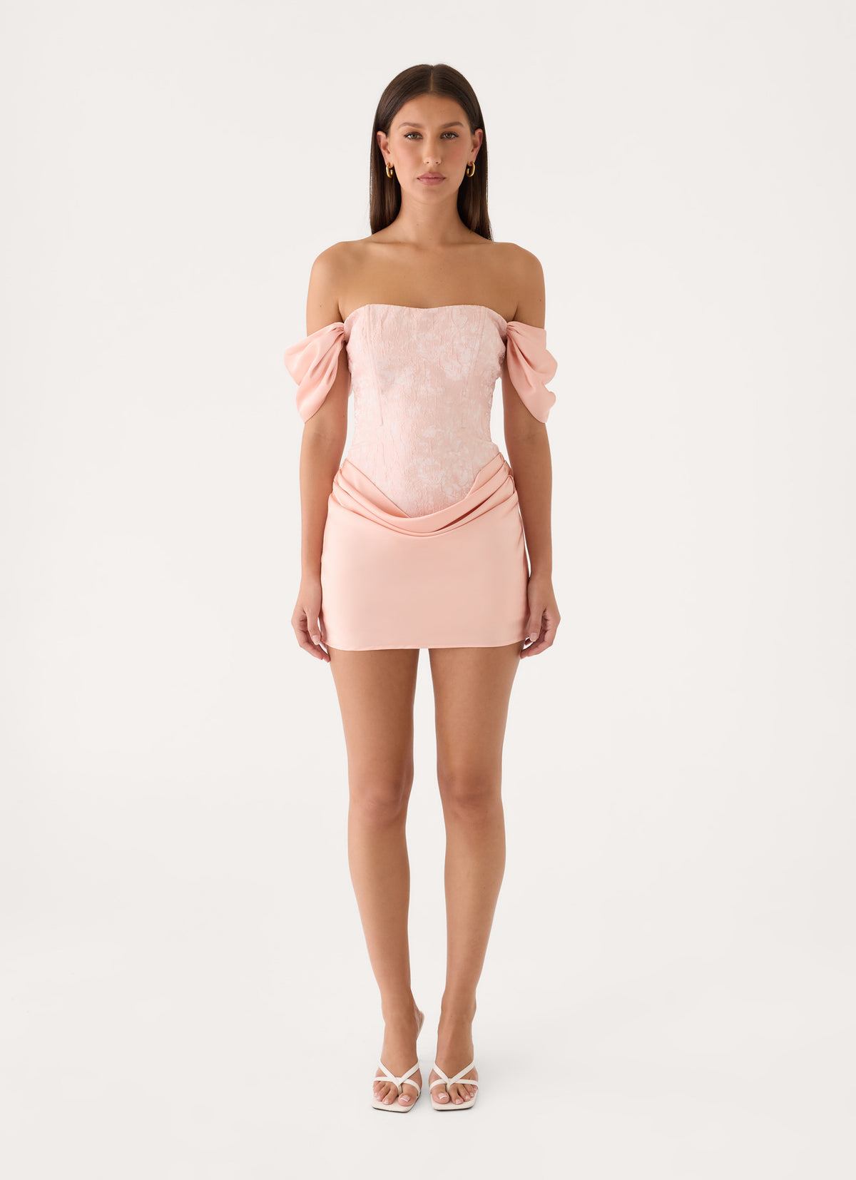 Realisation Mini Dress - Peach
