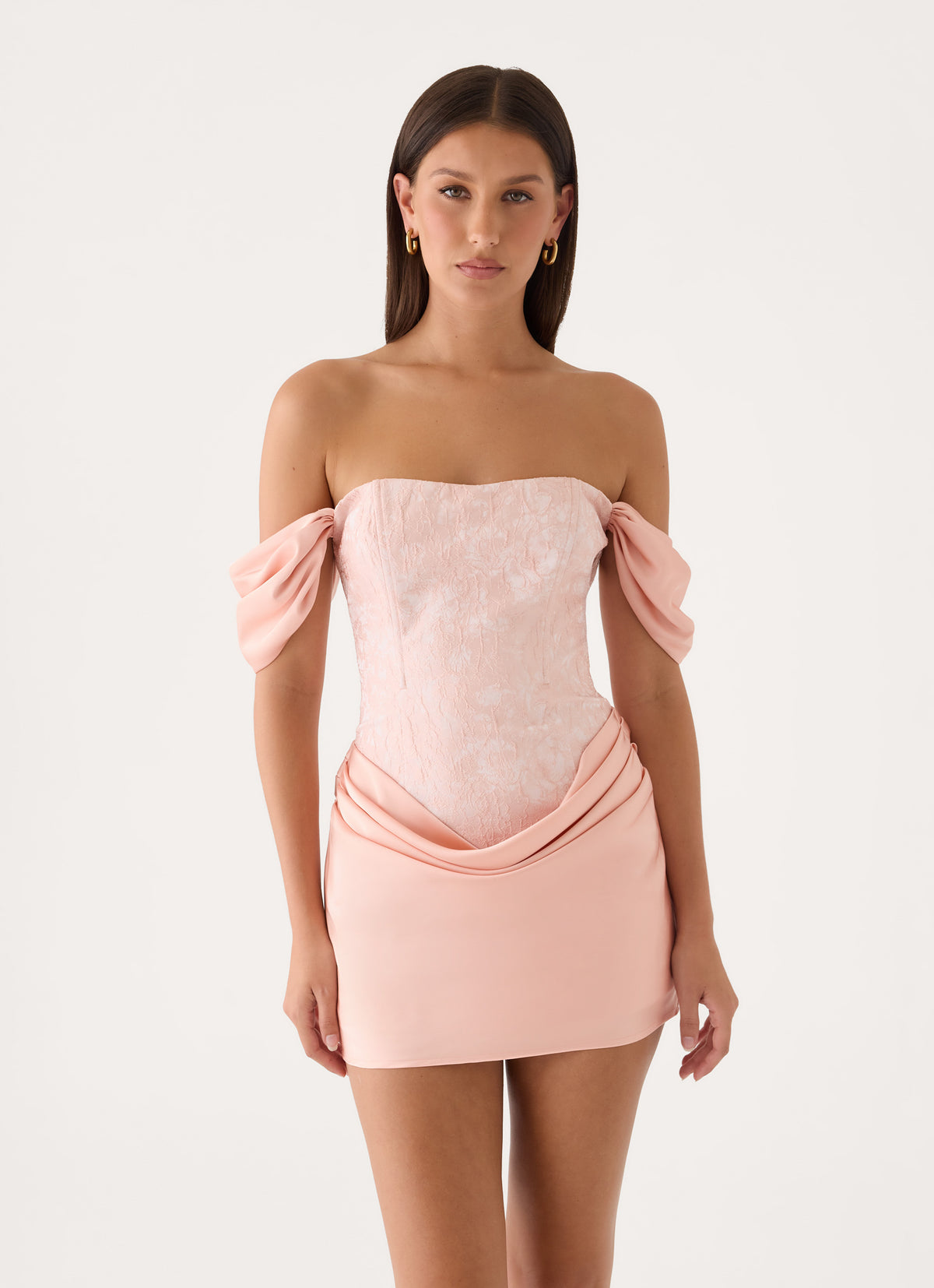 Realisation Mini Dress - Peach