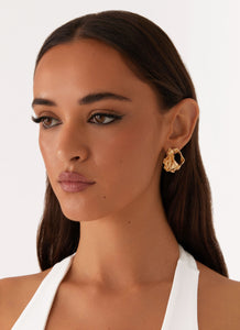 Reset Earrings - Gold