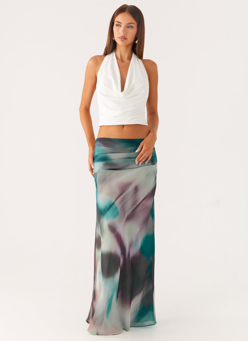 Rimi Maxi Skirt - Sea Splash