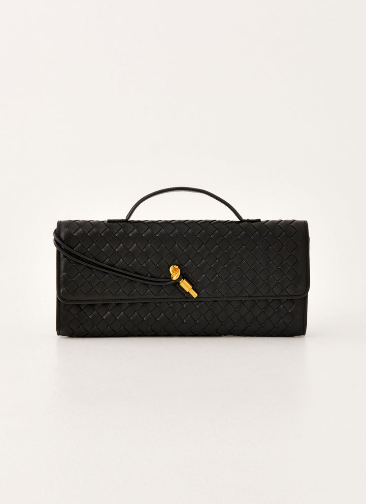 Riona Clutch Bag - Black