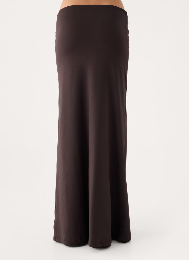 Rosanna Maxi Skirt - Chocolate