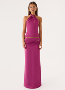 Rosanna Maxi Skirt - Plum