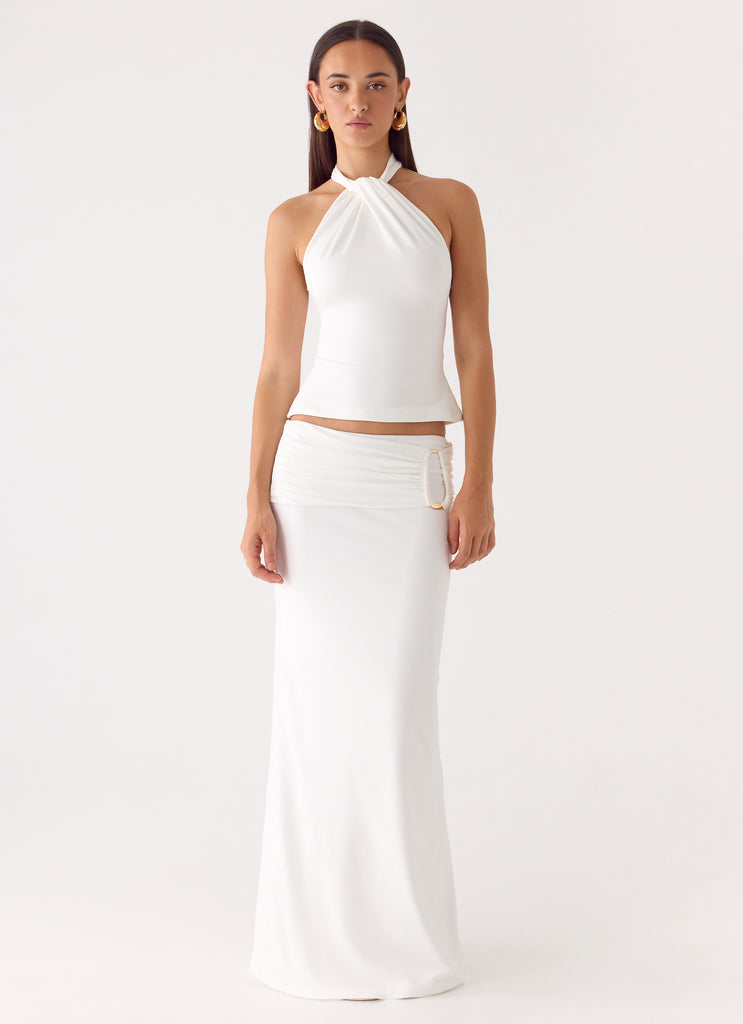 Rosanna Maxi Skirt - White