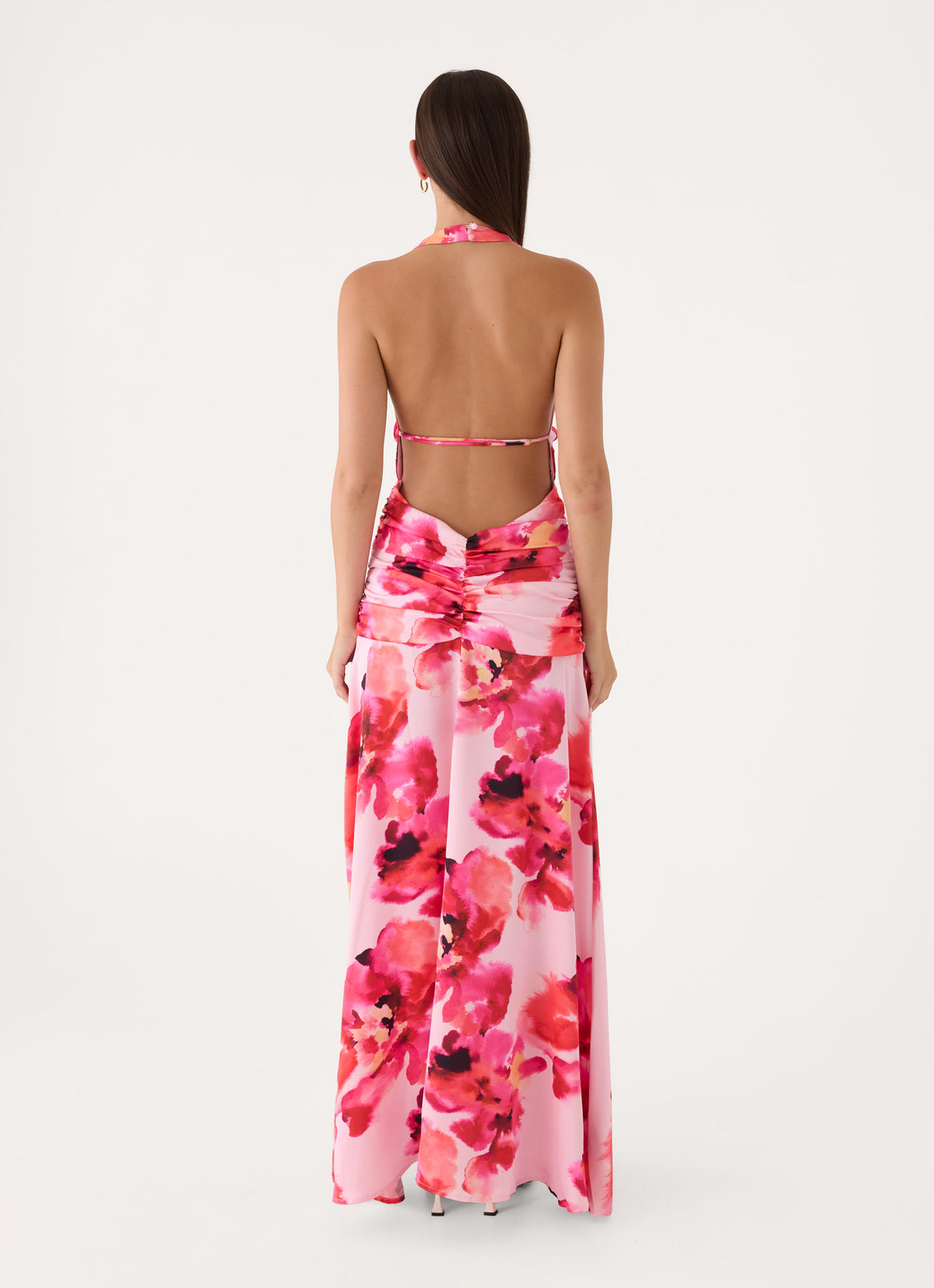 Rosey Cheeks Maxi Dress - Pink Floral