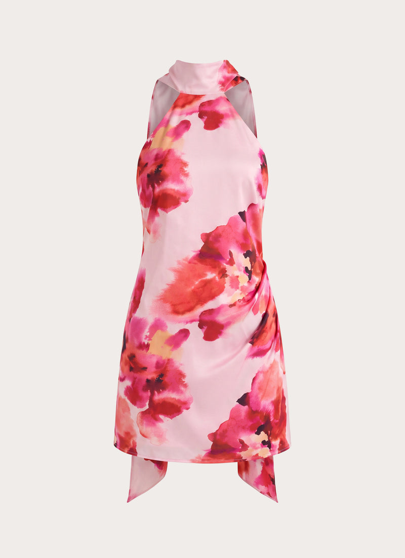 Rosey Cheeks Mini Dress - Pink Floral