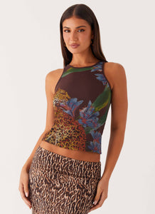 Safari Tank - Chocolate