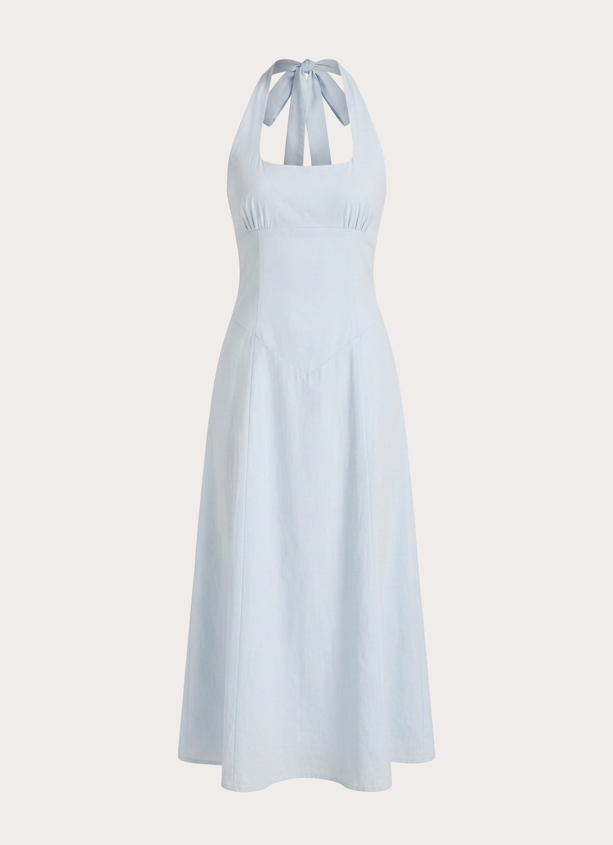 Sarrah Halter Midi Dress - Blue