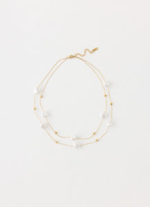 Serena Pearl Necklace - Pearl/Gold