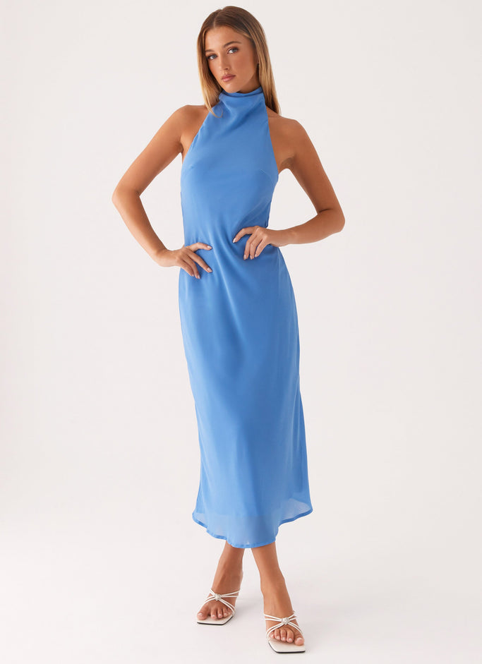 Shelly Midi Dress - Azure