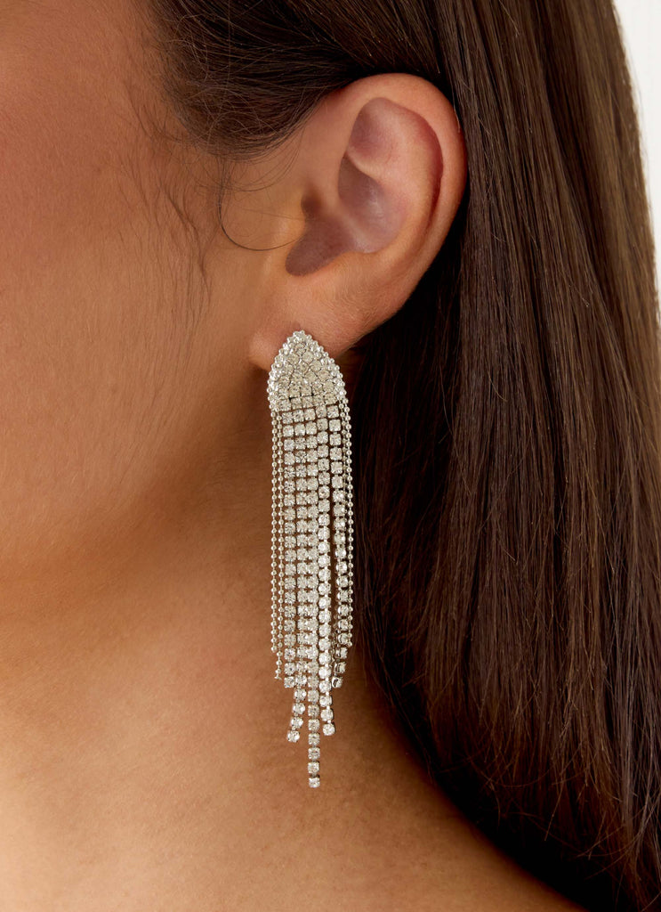 Shine For Me Earrings - Silver